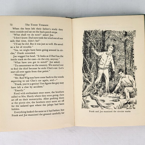 The Tower Treasure Hardy Boys Mystery Series Book HB # 1 Franklin Dixon 1959 VTG - Picture 13 of 16